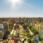 Vista panorâmica da Av. Nove de Julho